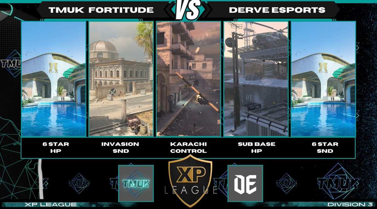 Currently 1-0 TMUK LR2 Playoffs 🆚 | @DerveEsports ❎ | @XP_Europe Division 3 ⏰ | live now 📺 | @QT_Crybaby 🔗 l twitch.tv/qt_crybaby TMUK Fortitude ⚜️ | @twistnether ⚜️ | @NasMiah10 ⚜️ | @QT_Crybaby ⚜️ | @BSeanyy_ #WeMove #MW3