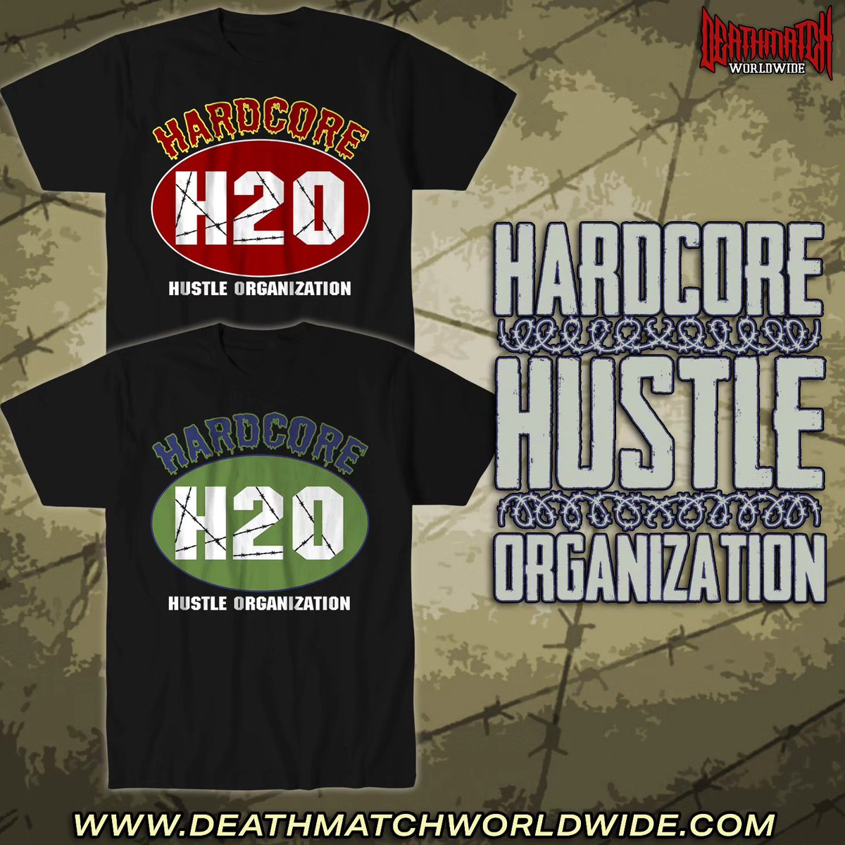 NEW! H2O Wrestling T-Shirts! Available NOW! Online @DMWWofficial