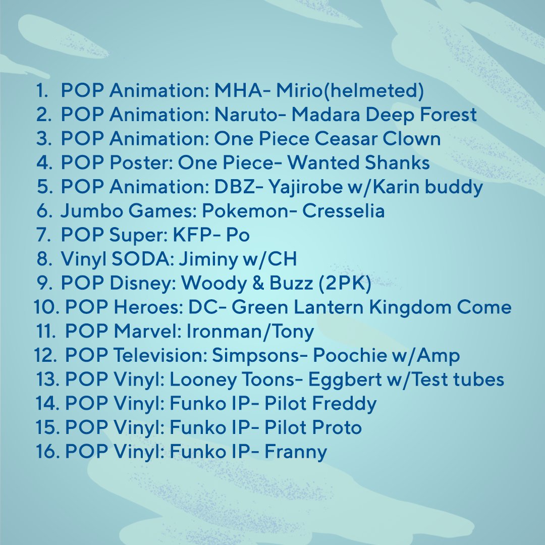 Our C2E2 Exclusives ✈️ GIVEAWAY ✈️ is taking flight! To enter: 🧳 Follow @OriginalFunko 🧳 Like this post 🧳 Comment your favorite C2E2 exclusive Giveaway closes on Sun 4/28 at 11:59pm! One winner will be announced on Mon 4/29 & receive the full line of exclusives 🤩