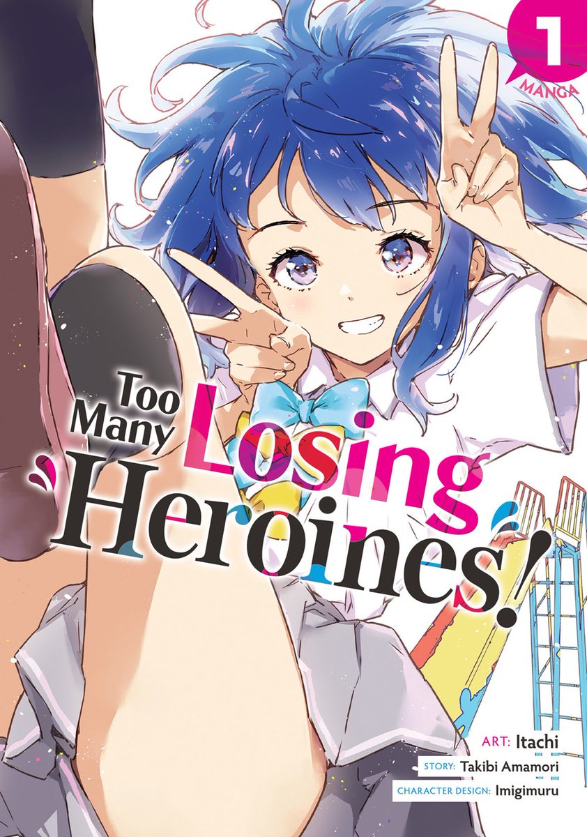 Anna Yanami is a total catch, but the blue-hair curse makes her lose out on romance. Can good guy Nukumizu help Anna and other heartbroken heroines find love? 💙 Pre-order Too Many Losing Heroines! 🦸‍♀️ GET: got.cr/nomorelosinghe…