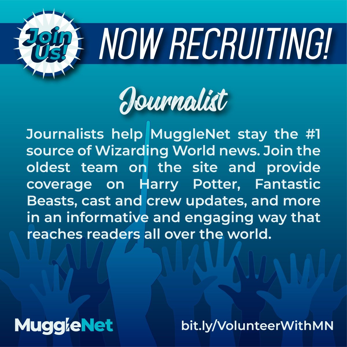 Would you like to go head-to-head with the number one Journalist in the Wizarding World? Surely Rita Skeeter wouldn't mind. Show off your writing skills through our team as an aspiring Journalist! 🧙‍♀️ 📝 

#WizardingWorld #JournalistWanted #HarryPotter

mugglenet.com/site/volunteer