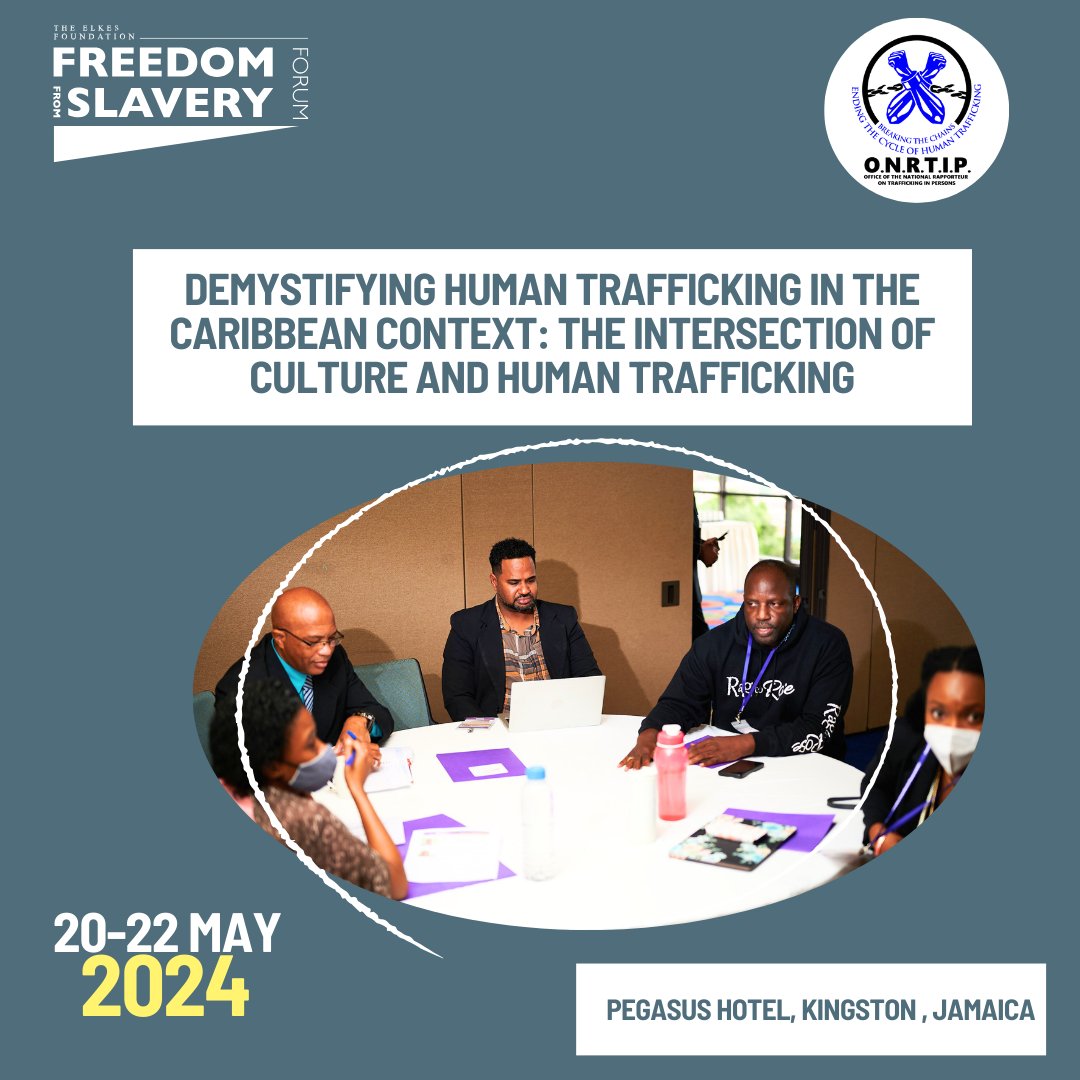 The 2024 Caribbean Regional Forum aims to shed light on human trafficking within the region and understand how the Caribbean's own history and social practices may be contributing to the issue. Register Now: shorturl.at/uDKLX #Freedomfromslaveryforum