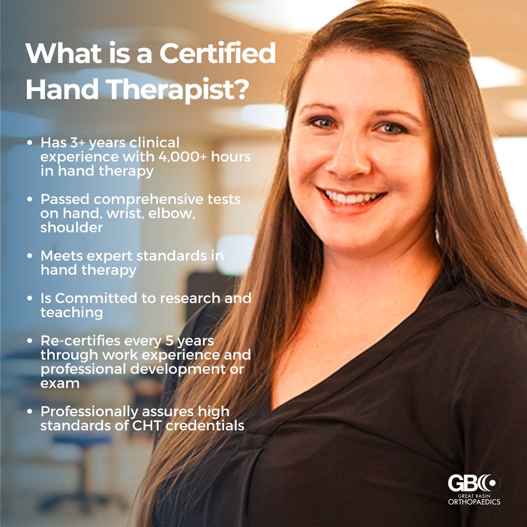 We're fortunate to have Chelsea Gonzales on our team, a Certified Hand Therapist with a passion for hand relief. This #OccupationalTherapyMonth, join us in recognizing her commitment and expertise in helping patients regain hand strength and functionality. #RenoTahoe