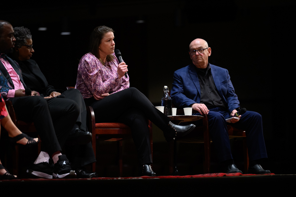 Following an exclusive screening of the documentary “Second Trauma' hosted by the @TULoganCenter and the @PCGVR, #TempleMed's @jessicahbeard joined members of the cast and crew for a panel discussion. 📷: Kriston Jaw Bethel