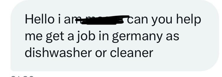 Most hotels and restaurants in Germany have dish washing machines so they don’t need dish washing as such . Germany is a developed country with many opportunities. I wouldn’t encourage anyone to come to Germany for helping jobs . Come in and either study or go for vocational