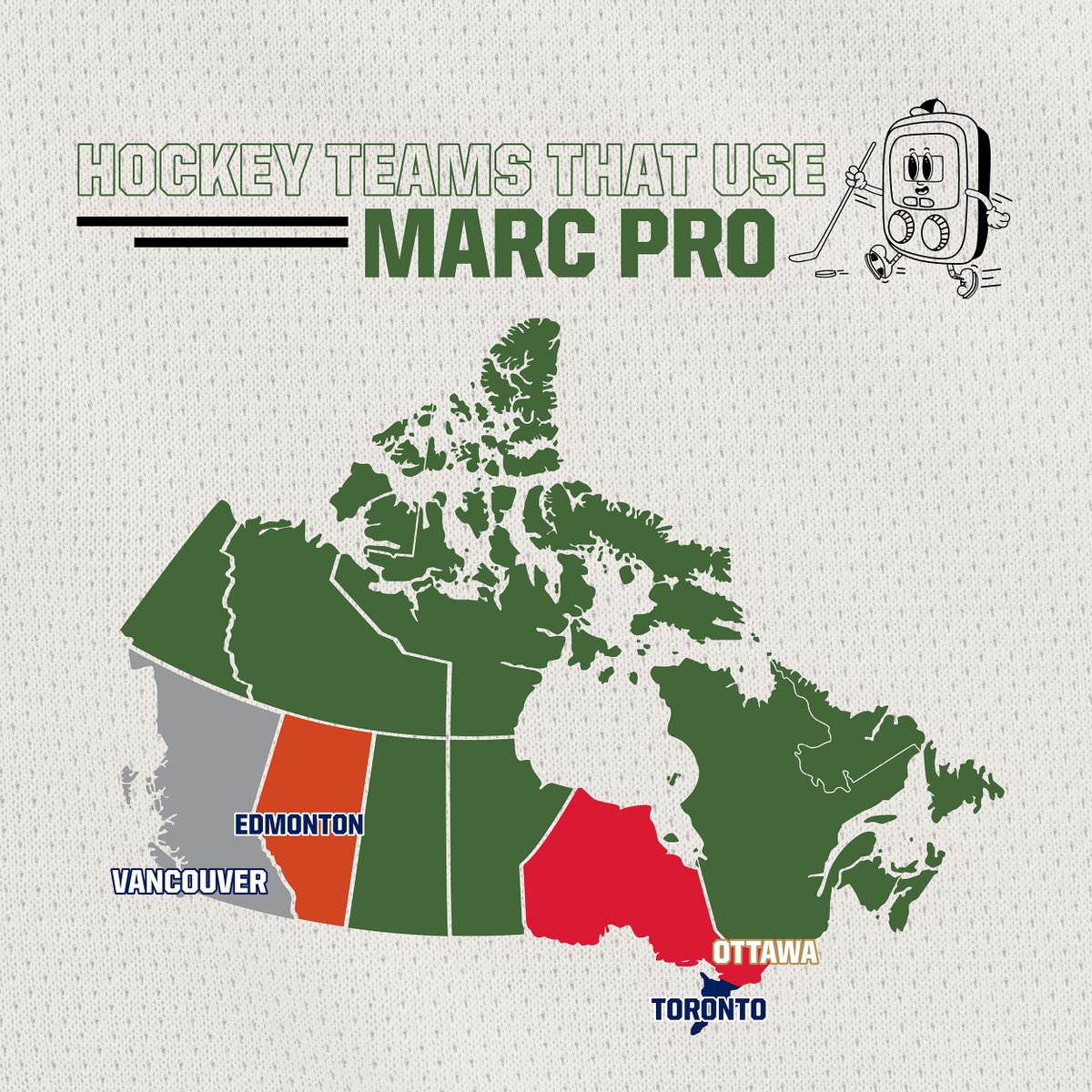Does YOUR favorite hockey team use Marc Pro?