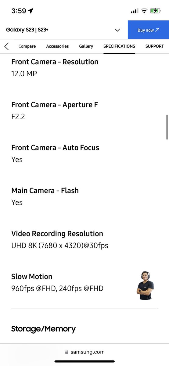 _shelltoe's tweet photo. @_rashaaT If u we’re thinking about videos. The s23 does 8k when the camera you asked about only does 1080p. You can do that on whatever phone you have rn lol https://t.co/Hy8rA5FUCV