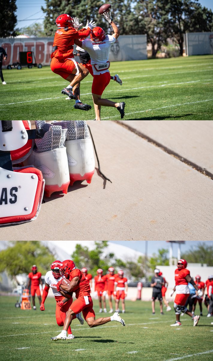 Putting the finishing touches on spring ball this week 🐺 #EarnedNotGiven | #GoLobos