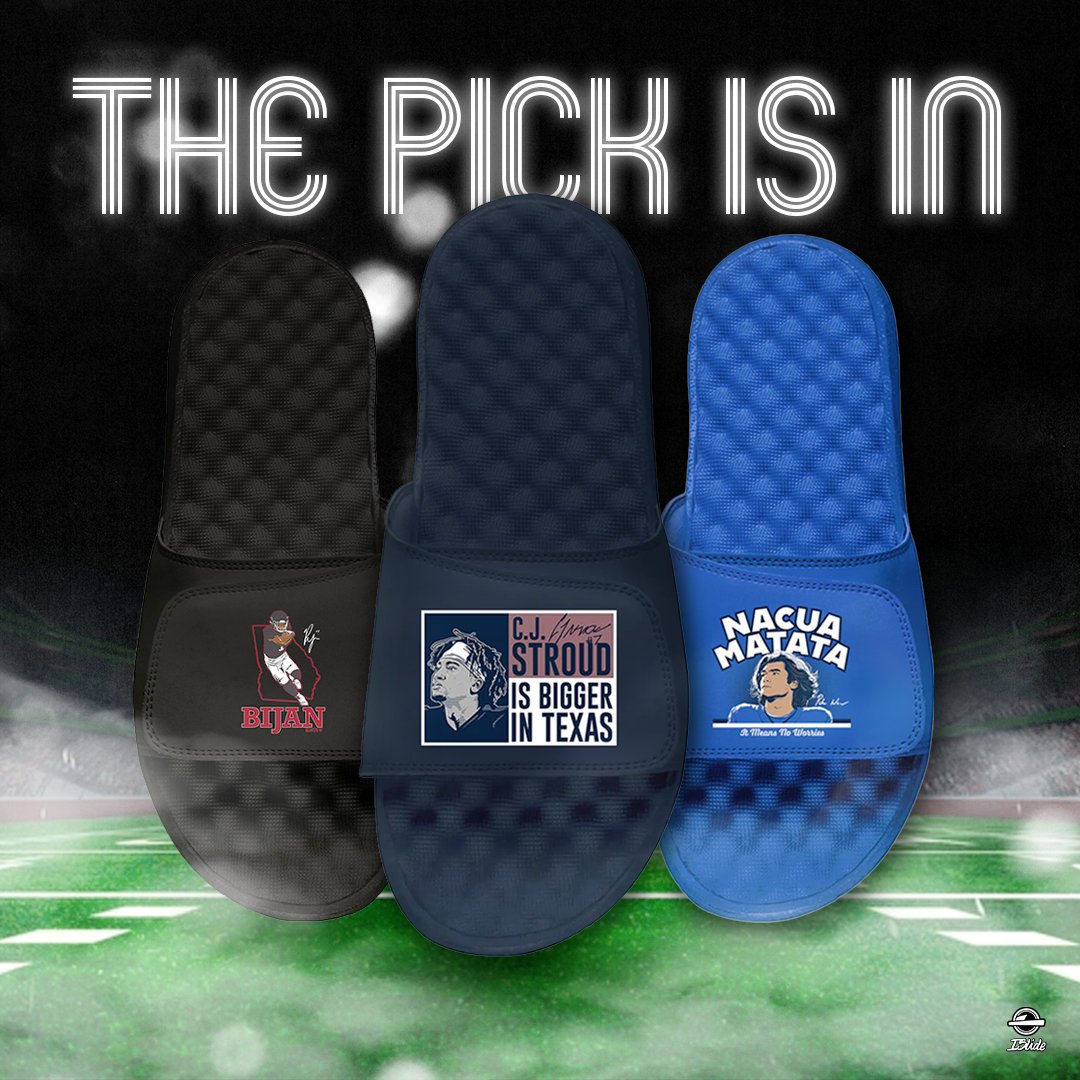 Last year's draft class is dominating the NFL! Look out for new NFLPA designs after tonight's NFL Draft! #NFLPA #draftnight #rookies #slides #footwear #NFL