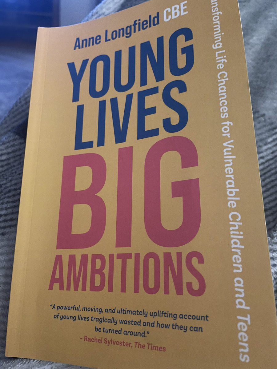 Tonight’s reading- a great read for policy makers and leaders @annelongfield rightly challenging us all to be inclusive and ambitious for each and every child - not just those that comply #changinglives