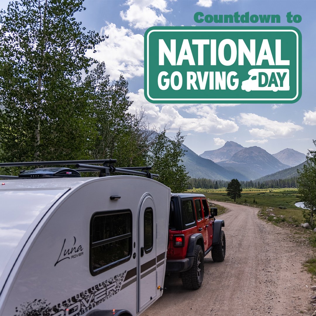 The countdown to #NationalGoRVingDay is on! 🚐 Celebrate on June 8th by taking the RV trip of a lifetime. 🙌
Find a campground and book your stay 👉 gorving.com/get-started/fi…
#GORVING #RV #Travel #Camping #Vacation