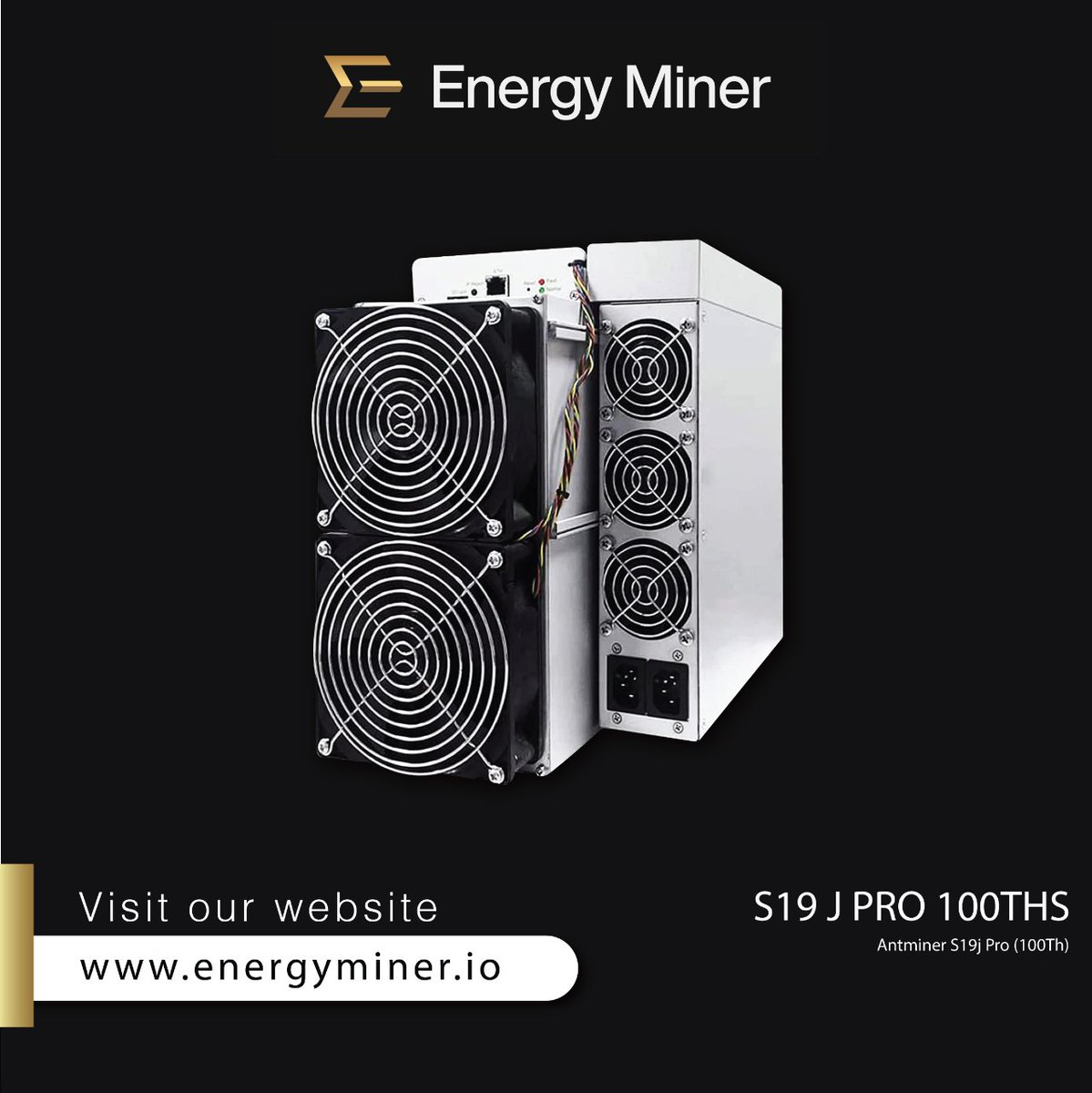 Looking for new mining equipment? ⛏️✨ EnergyMiner offers a wide range of hardware options to suit your mining needs.

➡️ Visit our website energyminer.io and learn more about our products!

#SustainableMining #CryptoMining #BusinessSolutions