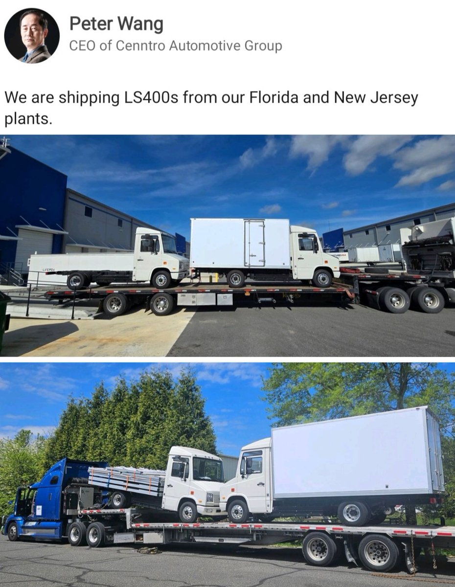 _X_Alex_'s tweet image. #CENN #CENNTRO - $CENN
#EV #ElectricVehicles
-
Peter Wang | @CenntroMotors

We are shipping #Logistar 400 -
#LS400(s) from our Florida &amp;amp; 
New Jersey plants.
--
