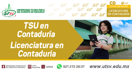 UTSV1's tweet photo. Quieres ser Contador?

Para el proceso Admisión 2024, dentro de las 13 opciones que tenemos para tu preparación profesional, TSU en Contaduría se ofrece en modalidad escolarizada de lunes a viernes de 7:00 a 13:40 horas.

Inscríbete en la UTSV, somos la mejor opción para ti. https://t.co/2yUDy1Gmqz