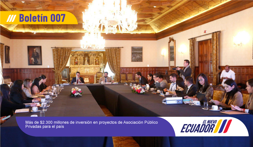 secretariaipp's tweet photo. BOLETÍN 📰| Más de $2.300 millones de inversión en proyectos de Asociación Público Privada para el país.

Lee la nota completa en:
👉https://t.co/Jn4gjElvIt
#ElNuevoEcuador https://t.co/MTVkT0aGOR