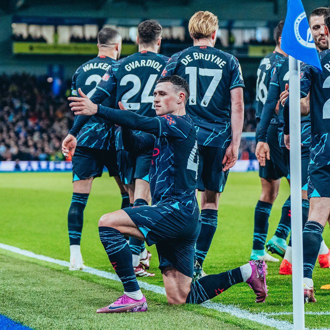 FT: Brighton 0-4 Man City
Foden brace, MOTM😮‍💨
KDB, What a header😍
Akanji-Our most consistent defender🧱
Josko Gvardiol⛔️😤
It’s still in our hands, onto the City ground on the weekend
COME ON CITY🦈🩵!
#BHAMCI #foden #debruyne