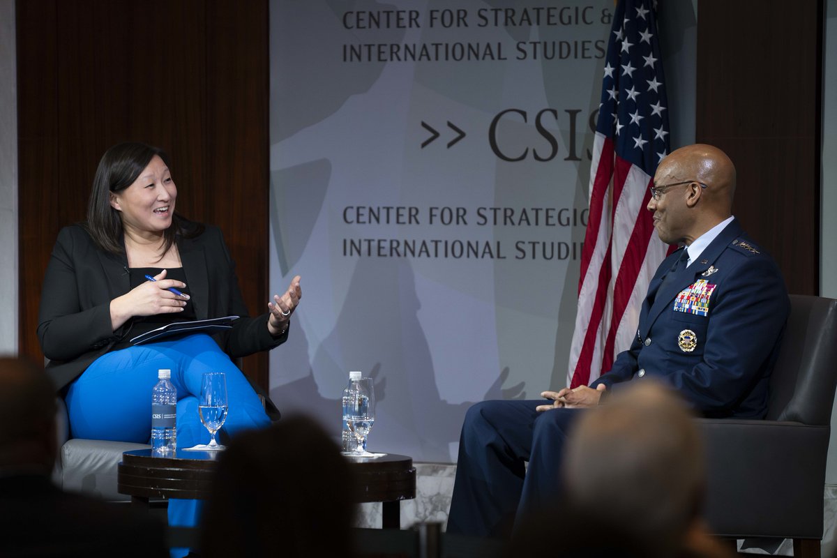 Thank you to @CSIS for the opportunity to speak at the Global Security Forum. Today's global security landscape demands a strategic approach, and collective action across sectors and in lockstep with our Allies and partners is essential.