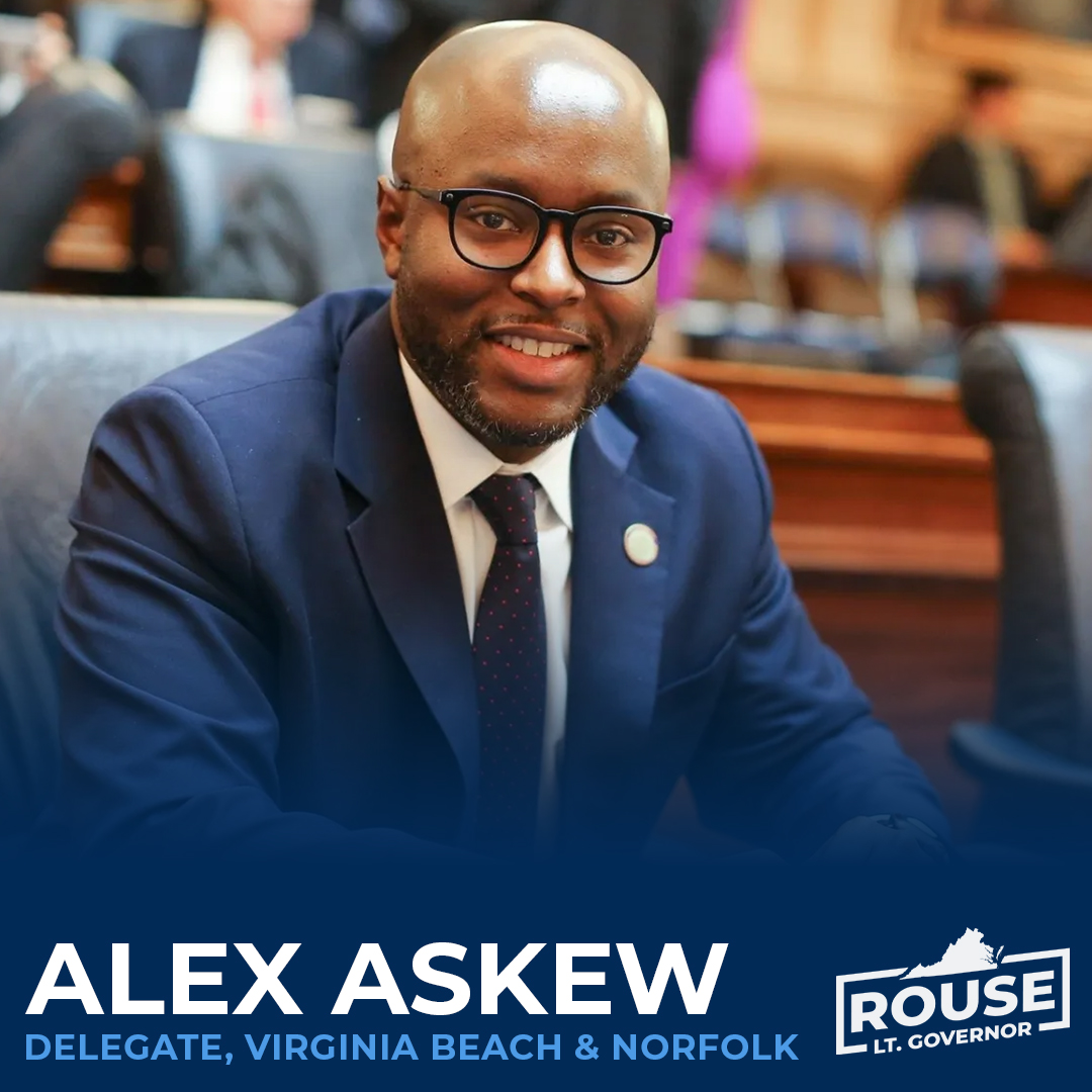 Grateful to have my friend, Delegate @AlexAskew757 on #TeamRouse!