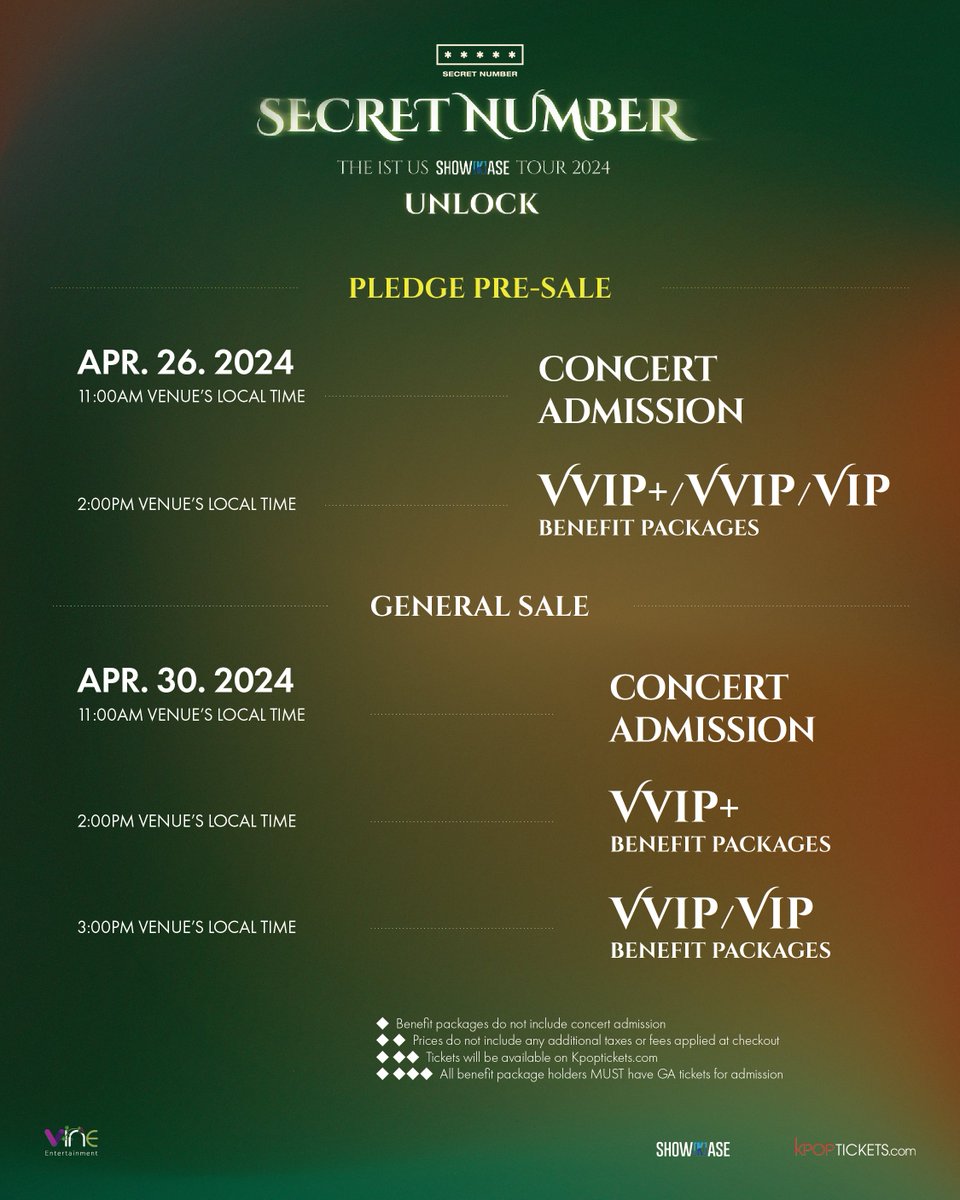 kpopshowkase's tweet photo. #LOCKEY Please take note of the different sales schedules for the tour - Only LA and Seattle will follow a different sales schedule https://t.co/anRX0jXSNb