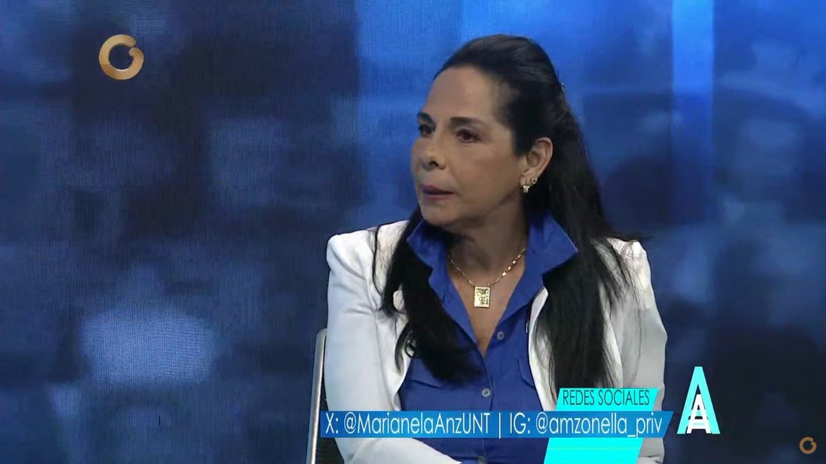 Secretaria femenina nacional Marianela Anzola, participa en el programa 'Argumentos' con Rosa Colmenares a través de @globovision, donde menciona la importancia de la participación de las mujeres en los procesos electorales y políticos en #Venezuela. #25Abril