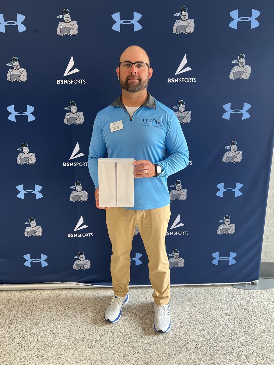 📱Shout out to @theballcoach7 of @LCCAthletics_! For winning our iPad Giveaway during the @NJCAA Convention. 🙌Enjoy it!