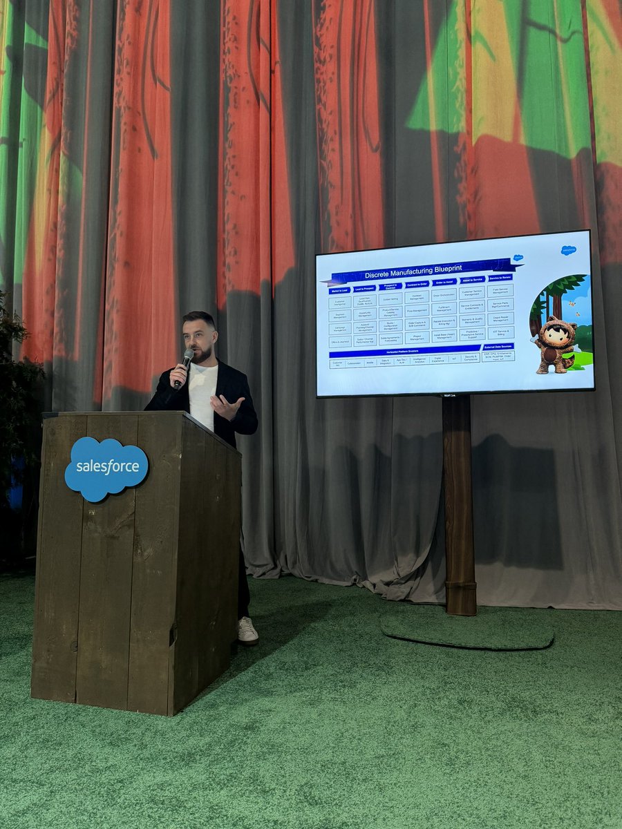 Oleh_Mykytyn's tweet image. Proud of my bro @NazarMykytyn giving his talk at @salesforce NYC World Tour about Industry Blueprints 💪

#SalesforceTour