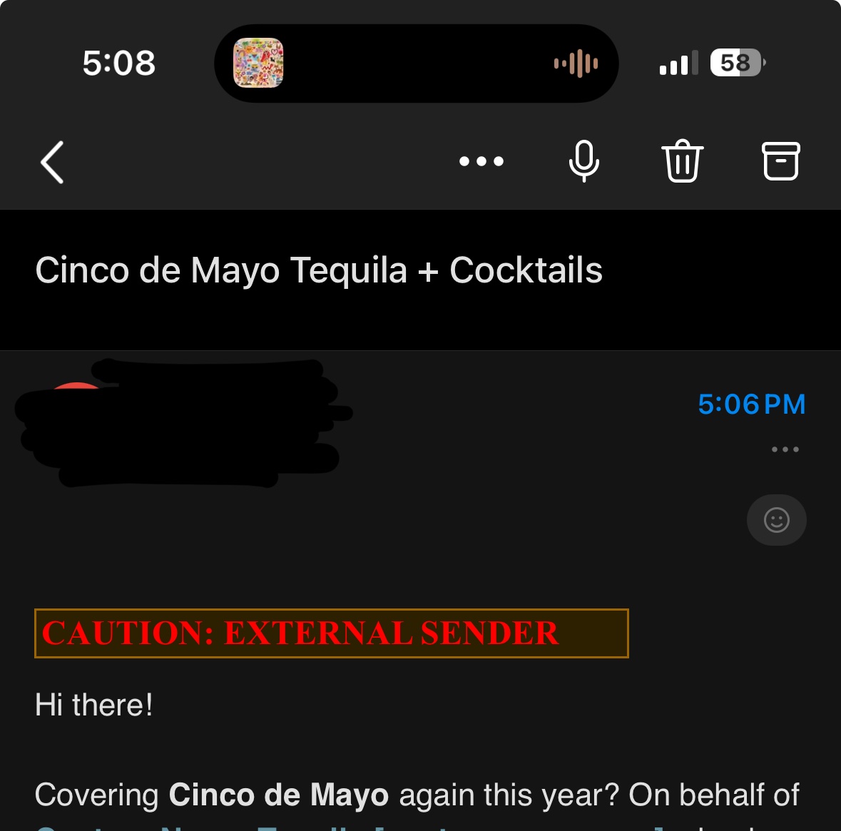 I’ve never covered cinco de mayo but I guess it is time for my favorite PR pitches of the year