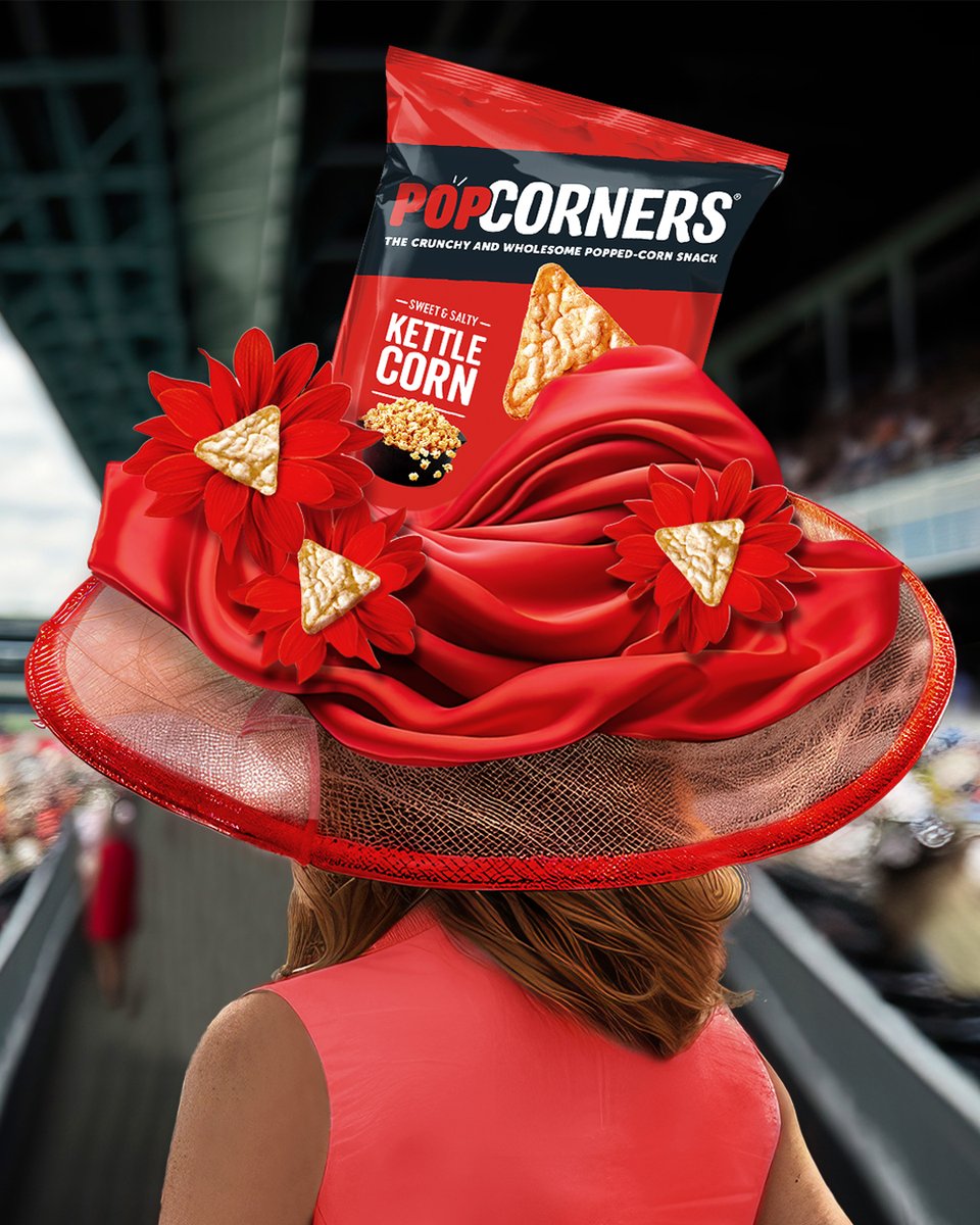 The bigger the hat, the more room for snacks 🐎👒