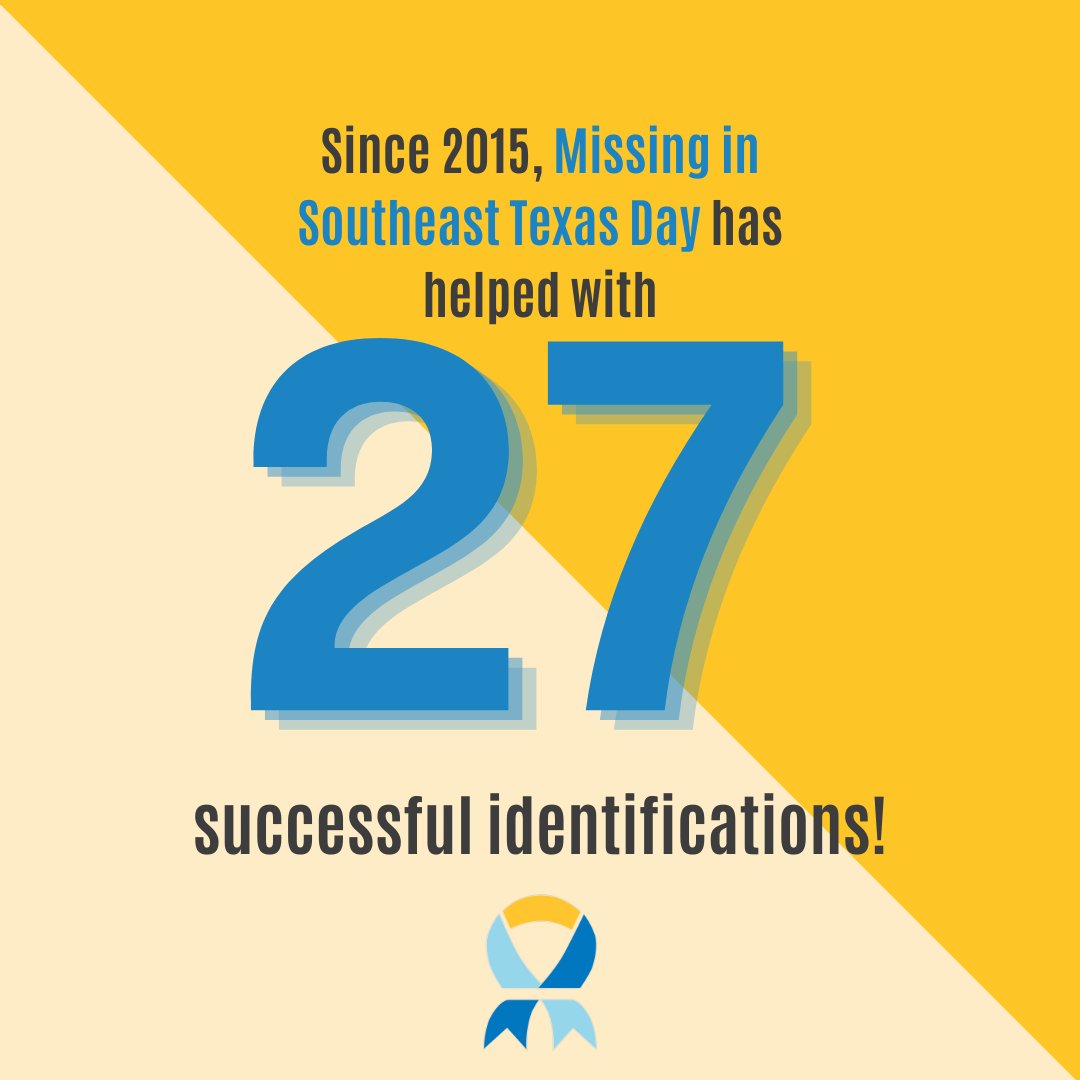 Do you have a missing loved one? Join us at #MissingInSETX Day to file a report, get entered into NamUs & submit a VOLUNTARY DNA sample. ow.ly/brP250Rnf3Z #HouNews @TheCACHouston @HarrisCountyCSD @TXCenter @HCSOTexas @HCSOFInfo @HoustonPolice @PasadenaPoliceTx @MISETXD