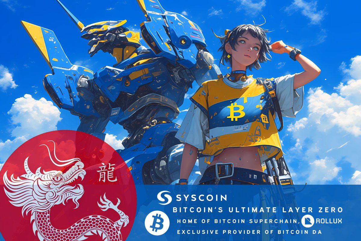 🧵 #Syscoin: The Ultimate Bitcoin #LayerZero, or Bitcoin's Evolutionary Step Forward.

⚡ Bitcoin plays an invaluable role as the base layer of the future largest #Web3 and #DeFi ecosystem, but it needs upgrades granting faster, cheaper, and smarter transactions to realize this.