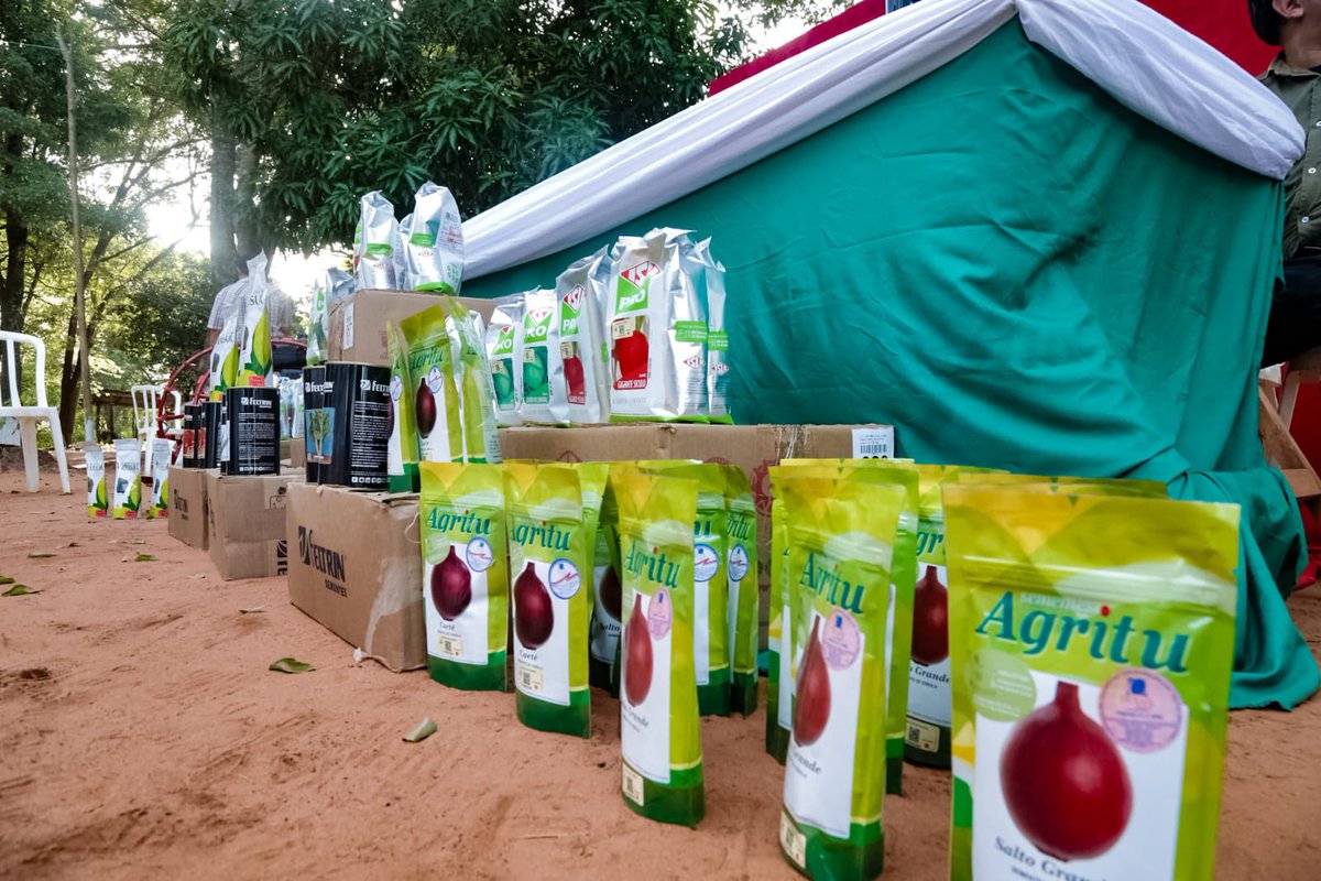 AllianaPedro's tweet image. Durante una jornada de trabajo cerca de las familias trabajadoras del departamento de San Pedro, nuestro gobierno entregó máquinas, semillas, monocultor y forrajeras a través del @magparaguay 
•
Honramos la confianza con @SantiPenap