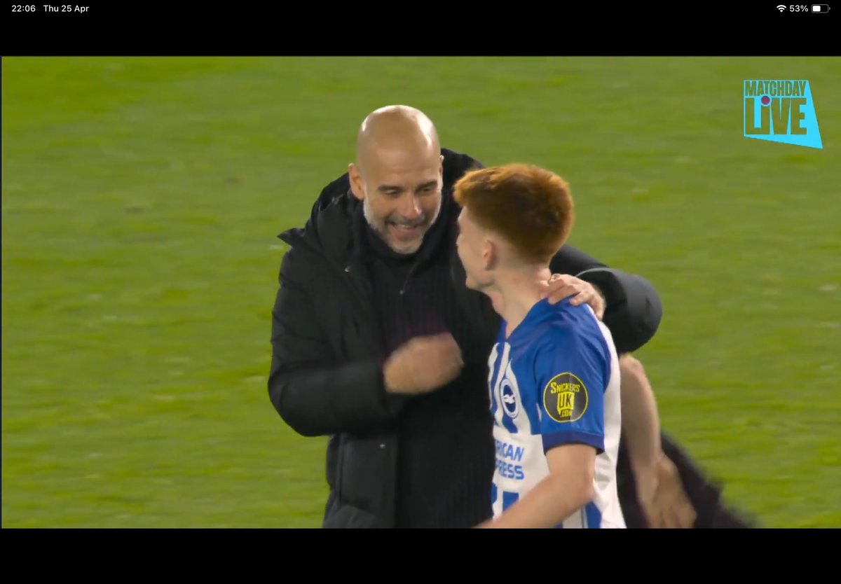 Love this, Pep doing Pep things #mancity 🩵🩵🩵🩵