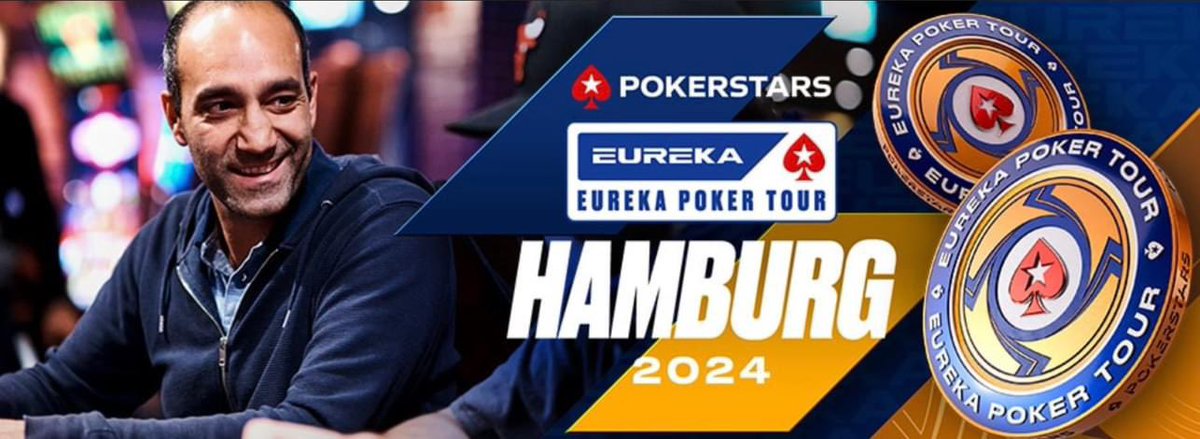 Jetzt darf ich‘s endlich raushauen! Die Eureka kehrt vom 1.7. - 7.7.2024 zurück nach Hamburg in eines unserer Lieblingscasinos Schenefeld! GRND on Tour wird natürlich für die Community mit Stream sowie einigen Überraschungen am Start sein. Mark your Calendars! @PokerStarsLIVE
