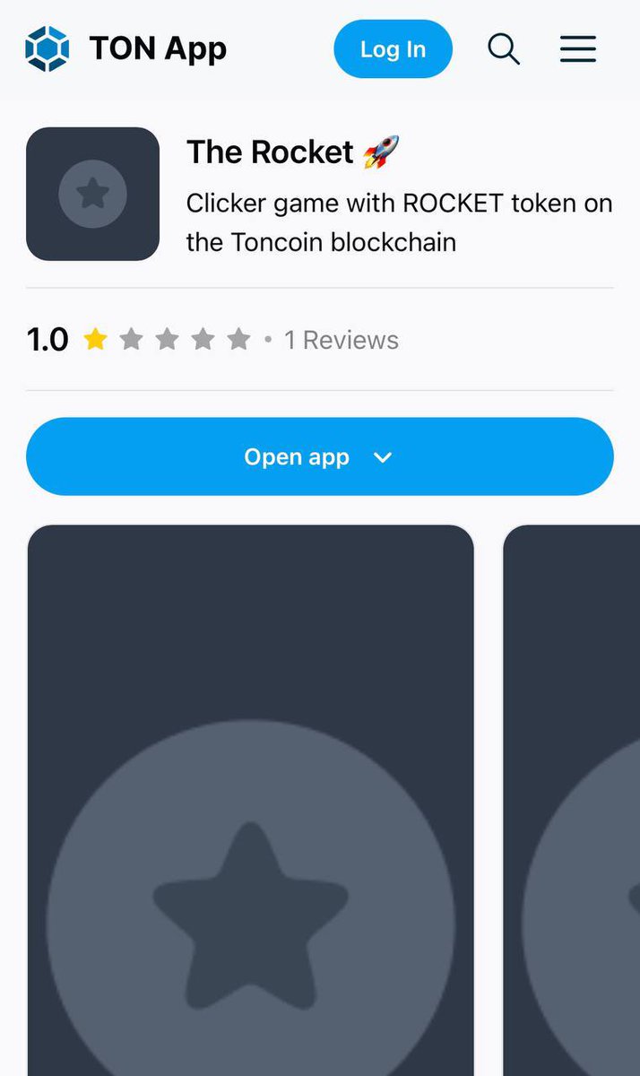 We are on TON.App

ton.app/games/the-rock…

We were hosted by the world's largest application platform on the TONcoin blockchain