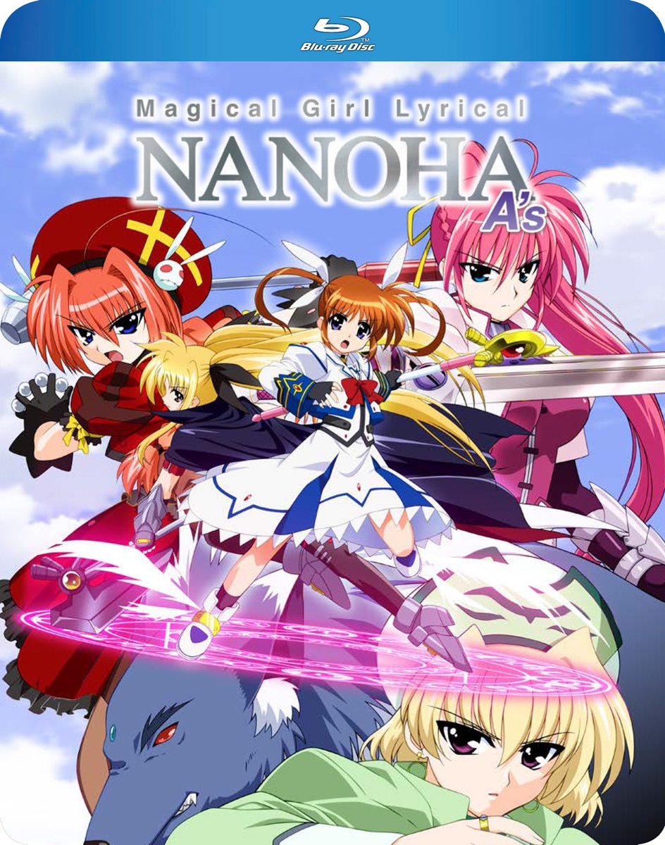 Magical Girl Lyrical Nanoha A's amps up the drama for Nanoha & Fate. On top of that, the high energy magical girl battles continue to look great mixed in with the fun character tales. store.crunchyroll.com/products/magic…
