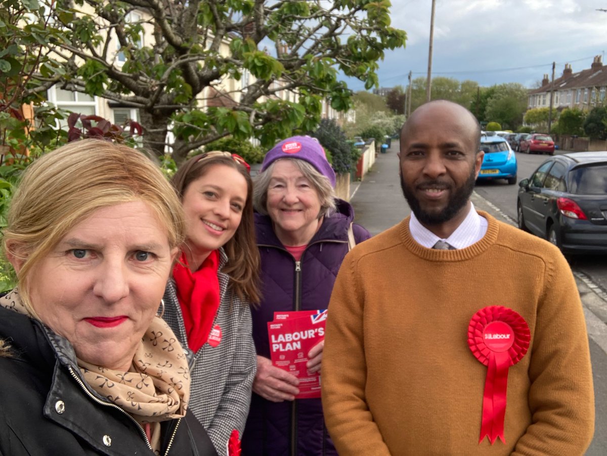 Great support for Labour in Lockleaze this evening.