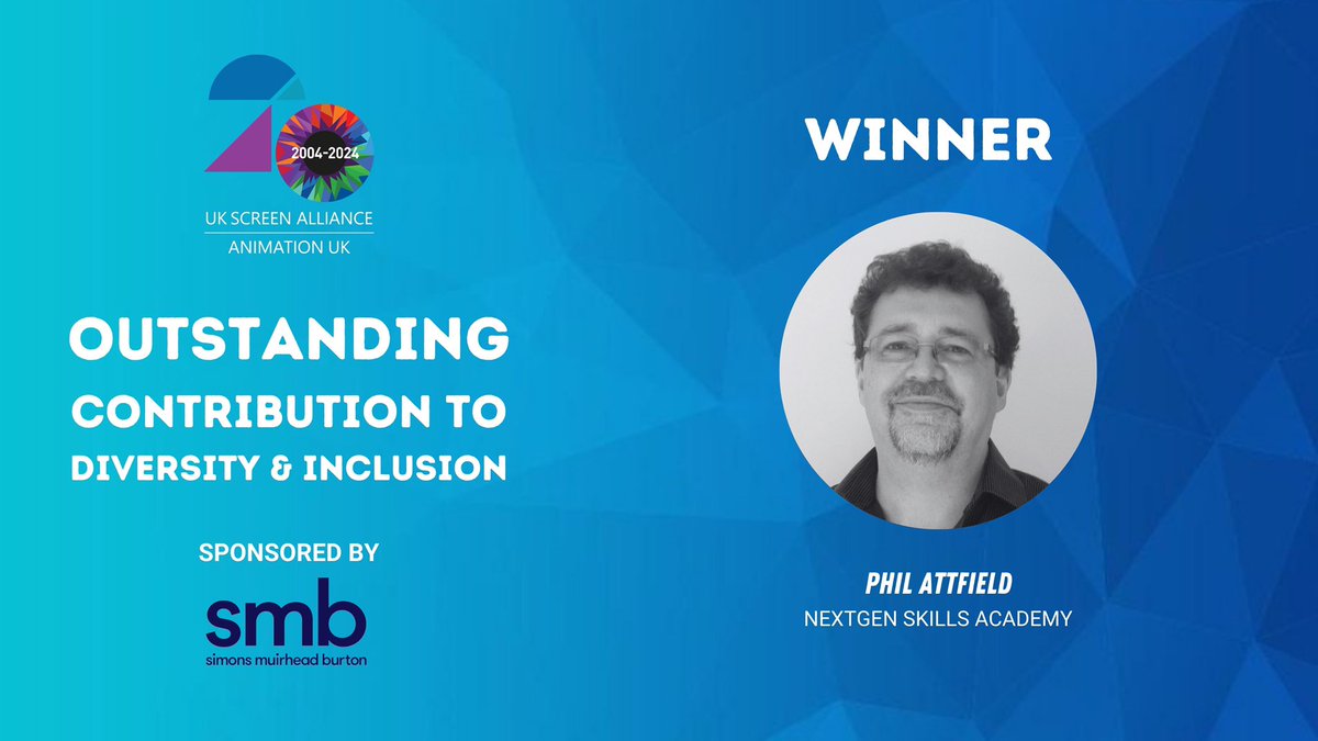 #UKSA20Awards: The winner of the Outstanding Contribution to #Diversity and #Inclusion award category, sponsored by @smb_lawchat, is Phil Attfield from @ngenacademy. Congratulations!