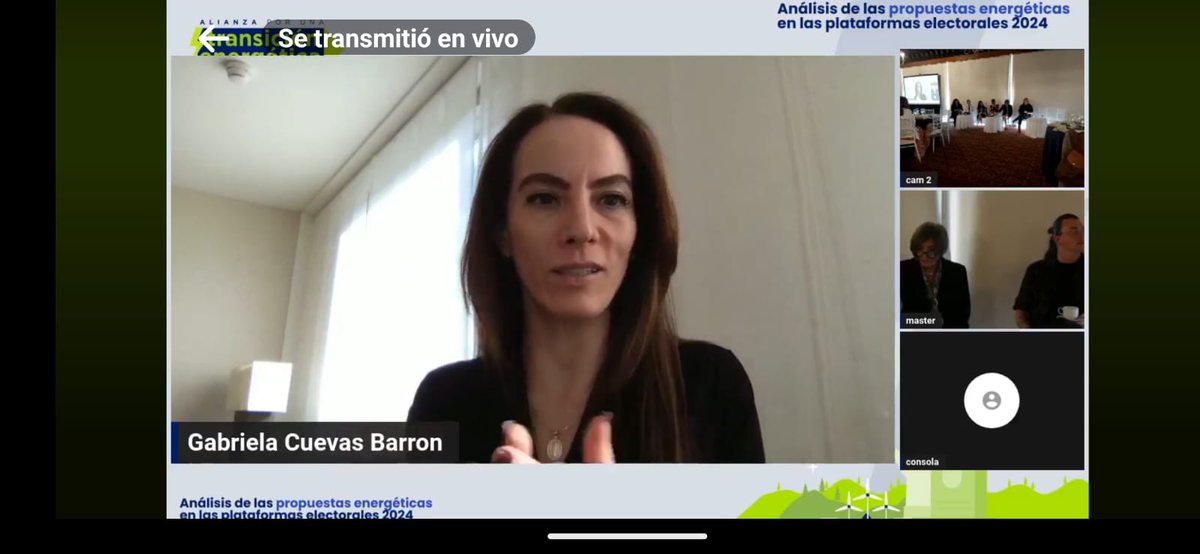 isastuder's tweet photo. En víspera del segundo debate presidencial, que incluirá el cambio climático, la Alianza por la #TransiciónEnergéticaJusta presentó, en conferencia de prensa, el análisis de las propuestas de los candidatxs en esta materia y dialogó con representants de las 3 plataformas electorales. 
1) el panel estuvo representado por tres mujeres capaces, brillantes, abiertas al diálogo y comprometidas con un México mejor @RosanetyBarrios @LBallesterosM @GabyCuevas;  2) la transición hacia la adopción de #energíasrenovables propicia coincidencias en la propuestas, como lo es la integración de las comunidades rurales y urbanas y la #electromovilidad; 3) las #juventudes reclaman tener un papel central en esta transición y que se integre la agenda de #género como prioridad; 4) está ausente la inversión en #cienciaytecnología y #formacióndetalento; 5) dos de las propuestas son contundentes en la reforma a los #subsidiosfósiles; 6) una de las propuestas es explícita para cambiar el modelo energético para alejarnos de los #combustiblesfósiles; 7) las mayores diferencias tienen lugar en la gobernanza del sector en general: #laRectoríadelEstado con una participación limitada del sector privado, con una mayor participación del sector privado con cumplimiento a la ley, o con una mayor participación de las comunidades.
Para más detalles, aquí la liga al análisis:
https://t.co/kNQuN1puhI @sinmasfosiles @nuestrofuturoac @ClimateReality @mexicolectivo @reaccionared @iniciativaclima @mx_pacto @GrupoGFLAC