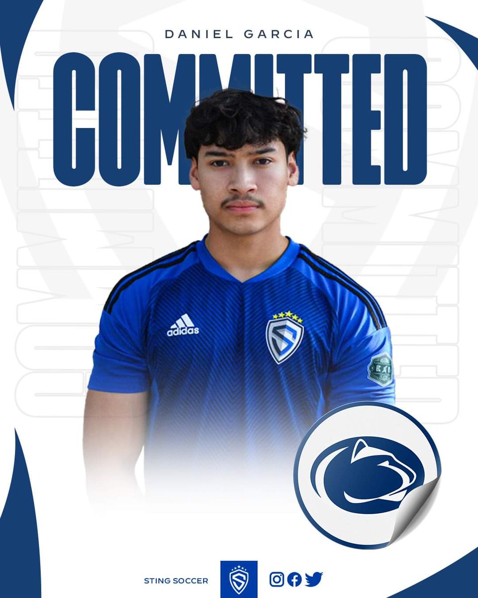 Congratulations to our player Daniel Garcia on his college commitment to Penn State New Kensington! All the best! 🔵👊

#wearesting #braveboldone