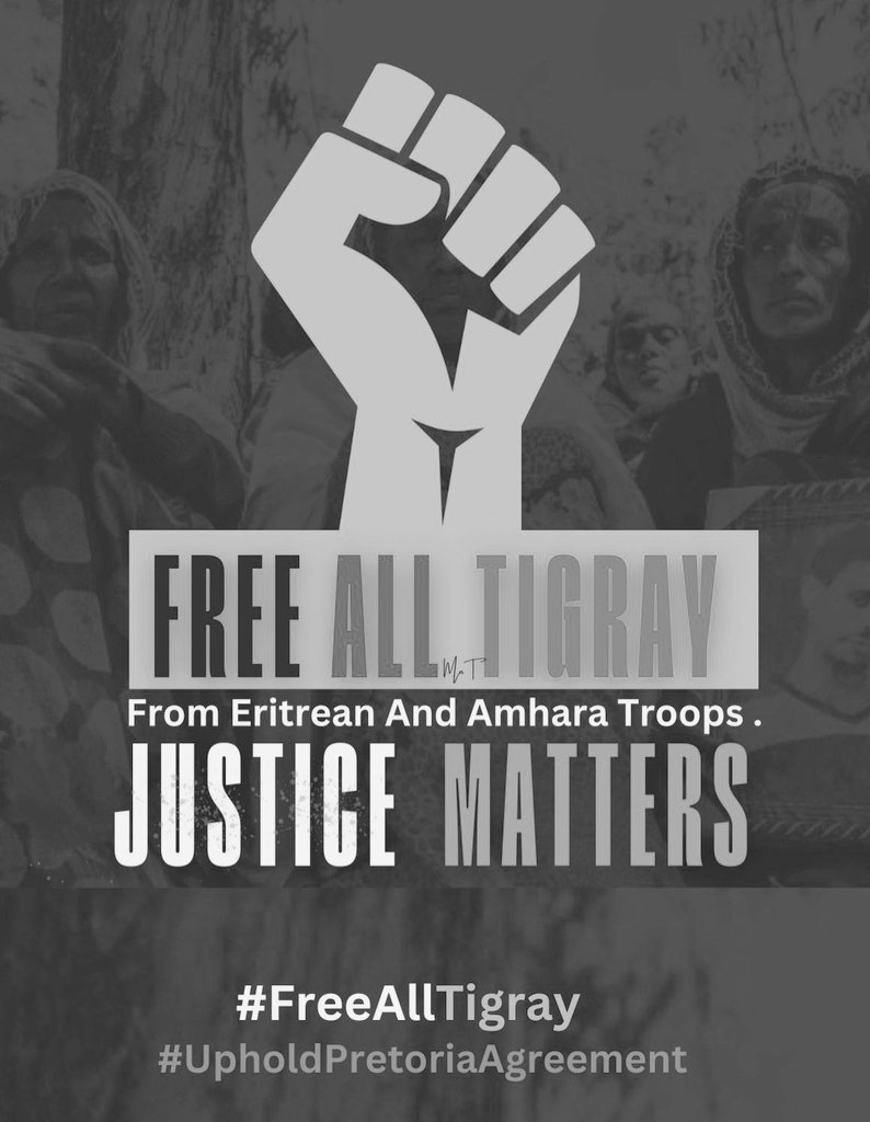 Why are Eritrean & Amhara forces still in Tigray? When will IDPs get back to thier home? When will Pretoria agreement be fully implemented? @CNN  @tweetmeme @hrw @peoplemag @NatGeo @FoxNews @waitwait @amnesty @Newsweek we demand action #UpholdPretoriaAgreement @helu_yemane