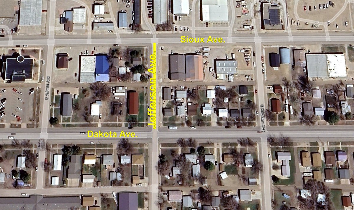Weather permitting, City of Pierre crews will close Jefferson Ave., between Sioux and Dakota Aves., on Friday, April 26. The closure is expected to last two weeks. Follow the link for more cityofpierre.org/CivicAlerts.as… #CityofPierre