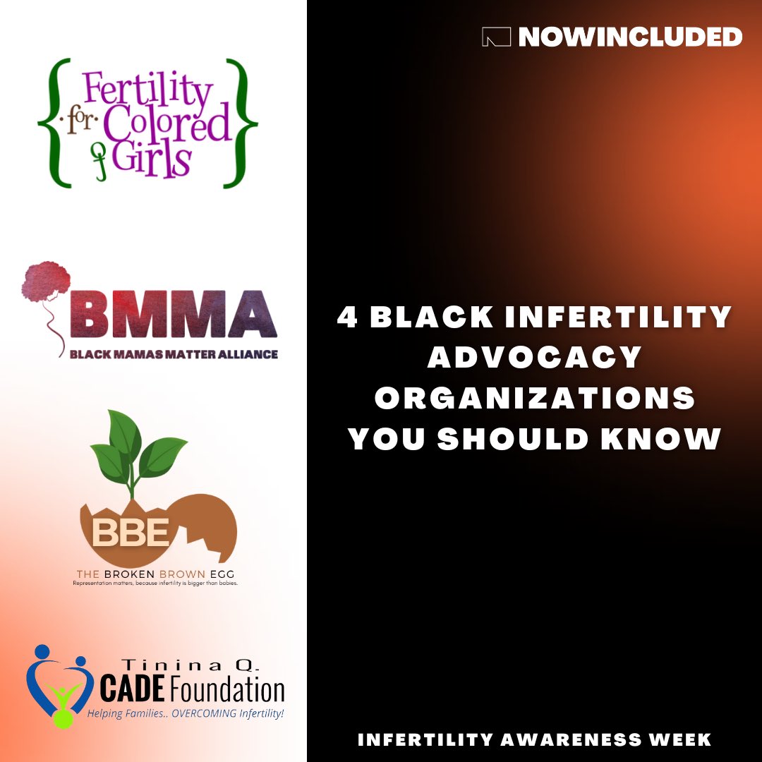 This #InfertilityAwarenessWeek learn about organizations that can help our community of #BlackMoms and remind them that there is no one path to parenthood. (1/6)