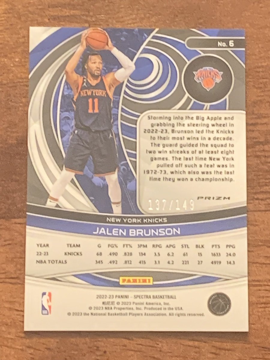 Jalen Brunson Celestial Spectra Prizm /149 $13 PWE @DirtyWorldRT @CodiDaReposter @sports_sell @TheHobby247 @Nolacardtweets @PCOregonDucks2 @Hobby_Connect @TopGunCards @j3ffff #TheHobbyFamily