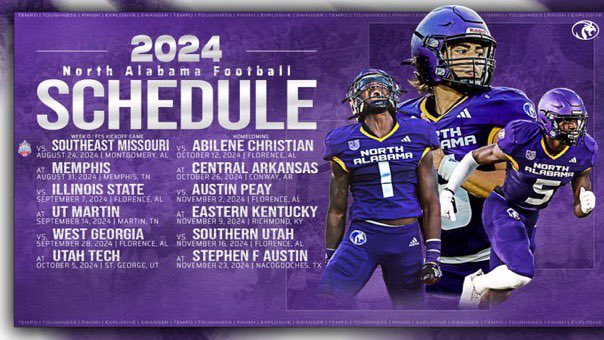 👀” The Purple Swarm”🦁🟣 @UNAFootball North Alabama 🏈🦁got the Twitter algorithm going crazy…… The talent is really being discovered by @BrentDearmon & his staff as they hit the road 🛣️ this off-season…. Congrats to all the student-athletes receiving offers &…
