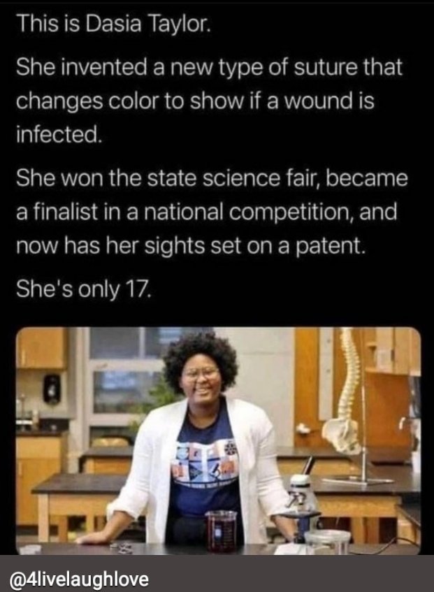 The difference one person can make to the world if they have the determination and smarts and are willing to put in the work... 😮

#Science #ScienceIsWonderful #sciencenews #Sciencefact #WomensHealth #woman #WomanCrushWednesday #women #womeninSTEM