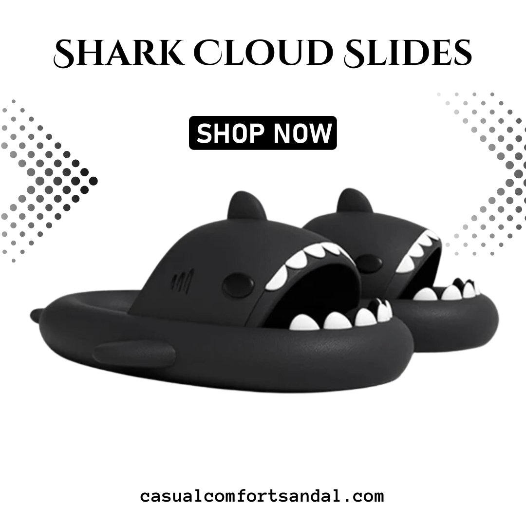 Step into ultimate comfort with our Shark Cloud Slides! 🦈☁️ These slides are not just footwear, they're a cozy sanctuary for your feet. With a plush cloud-like footbed and a fun shark design.
Shop Now: casualcomfortsandal.com/products/shark…
#cloudslides #sharkdesign #shopnow