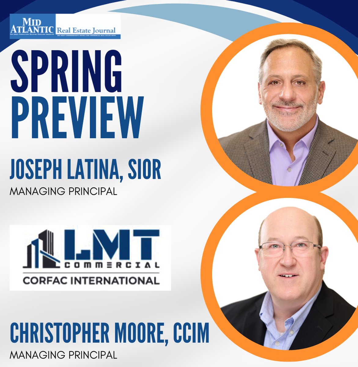 Joseph Latina, SIOR, and Christopher Moore, CCIM of LMT Realty/@CORFACIntl are featured in #MAREJ this month! tinyurl.com/LMT-Corfac Find out more about recent trends in DE's #industrial land prices and their implications for investors and developers. #DelawareEconomy