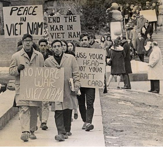 The students were on the right side of history about the Vietnam war, and they're on the right side of history this time. #PalestineLivesMatter