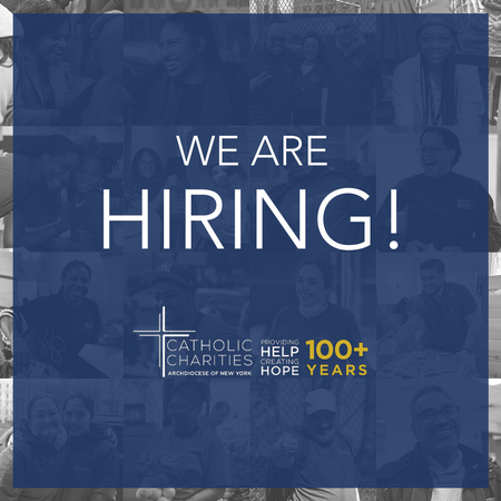 CathCharitiesNY's tweet image. Join our mission to #ProvideHelp and #CreateHope! We're opening new doors of opportunity at Catholic Charities New York. Browse our open positions today: bit.ly/3TIEzo5 #CatholicCharitiesNY #WeAreHiring.