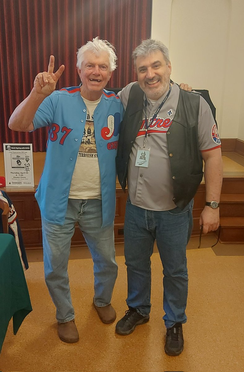 Me and Expos legend Bill 'The Spaceman' Lee. #montrealexpos #expos #thespaceman #billlee